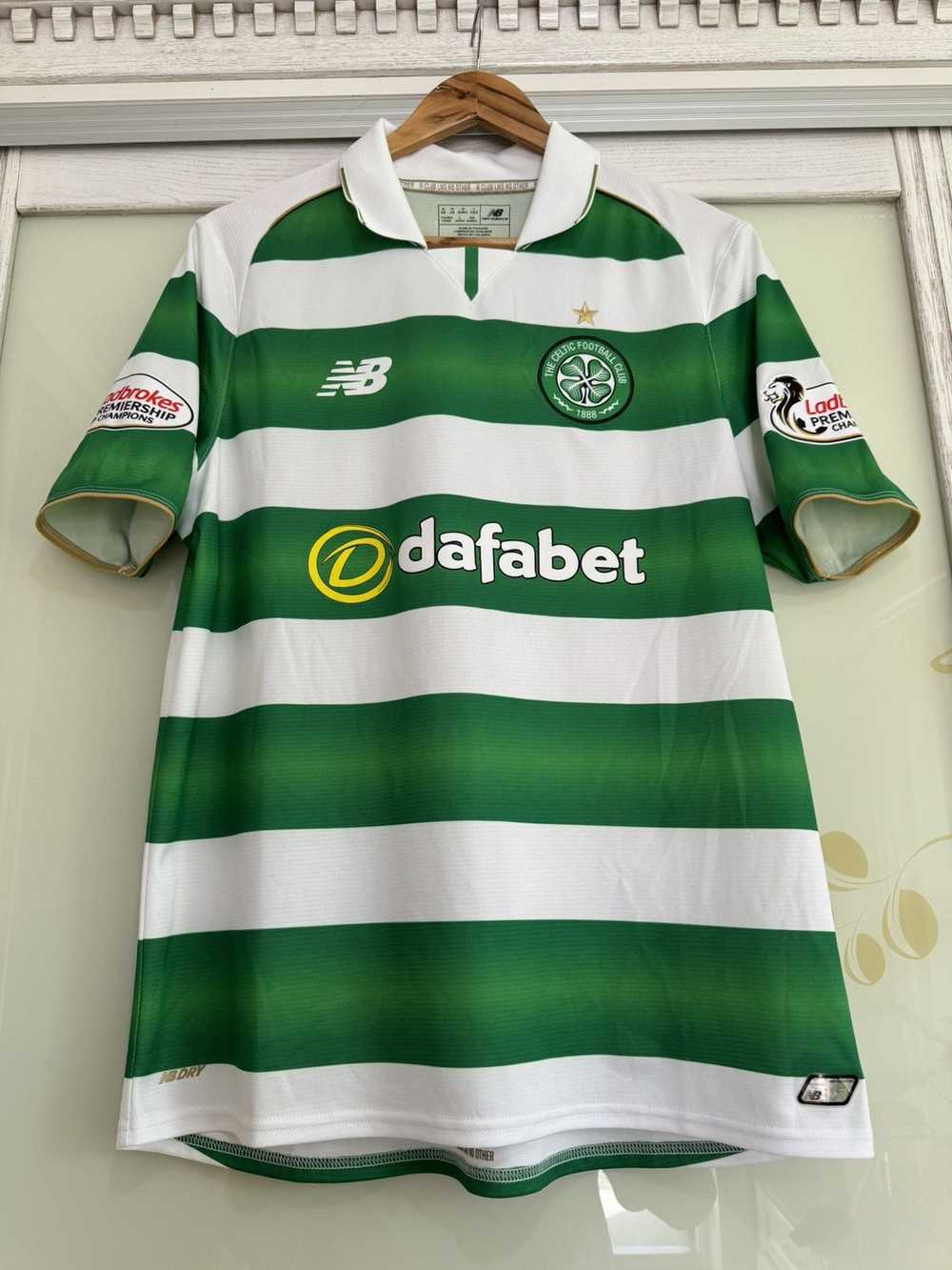 New Balance × Soccer Jersey Celtic 2016-2017 Home… - image 4