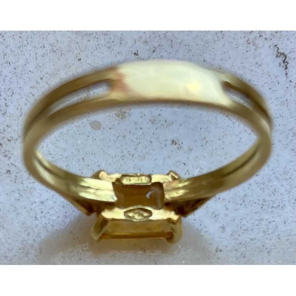 Non Signé / Unsigned Yellow gold ring - image 2