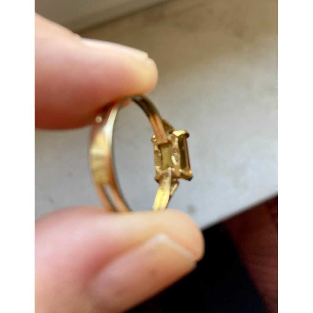 Non Signé / Unsigned Yellow gold ring - image 5