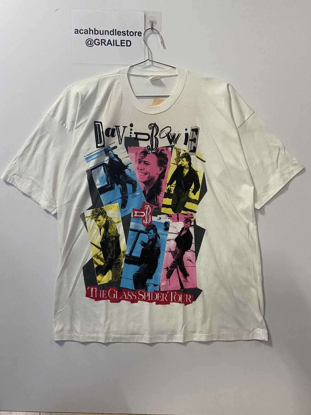 Band Tees × Tour Tee × Vintage DAVID BOWIE THE GL… - image 1