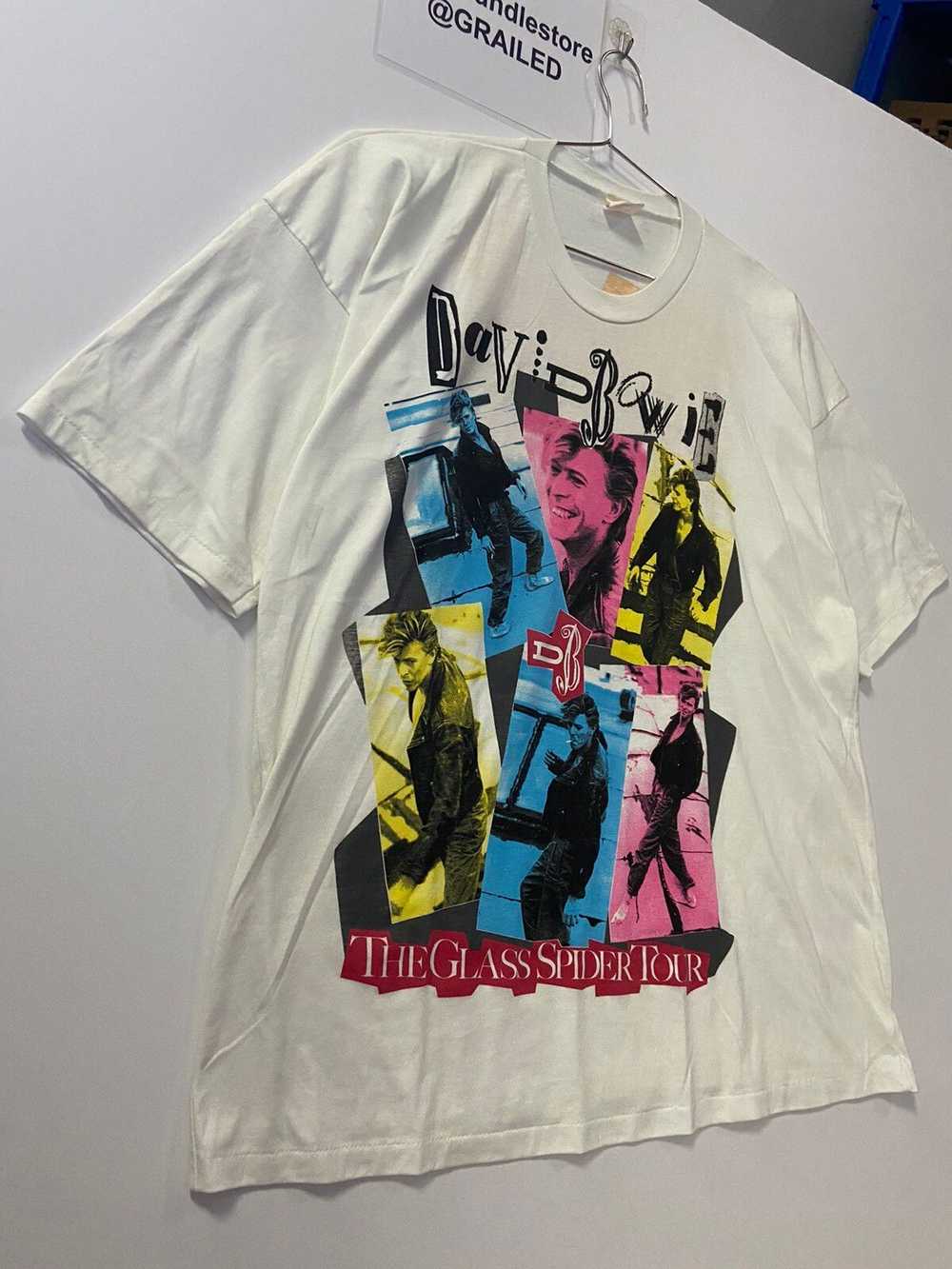 Band Tees × Tour Tee × Vintage DAVID BOWIE THE GL… - image 2