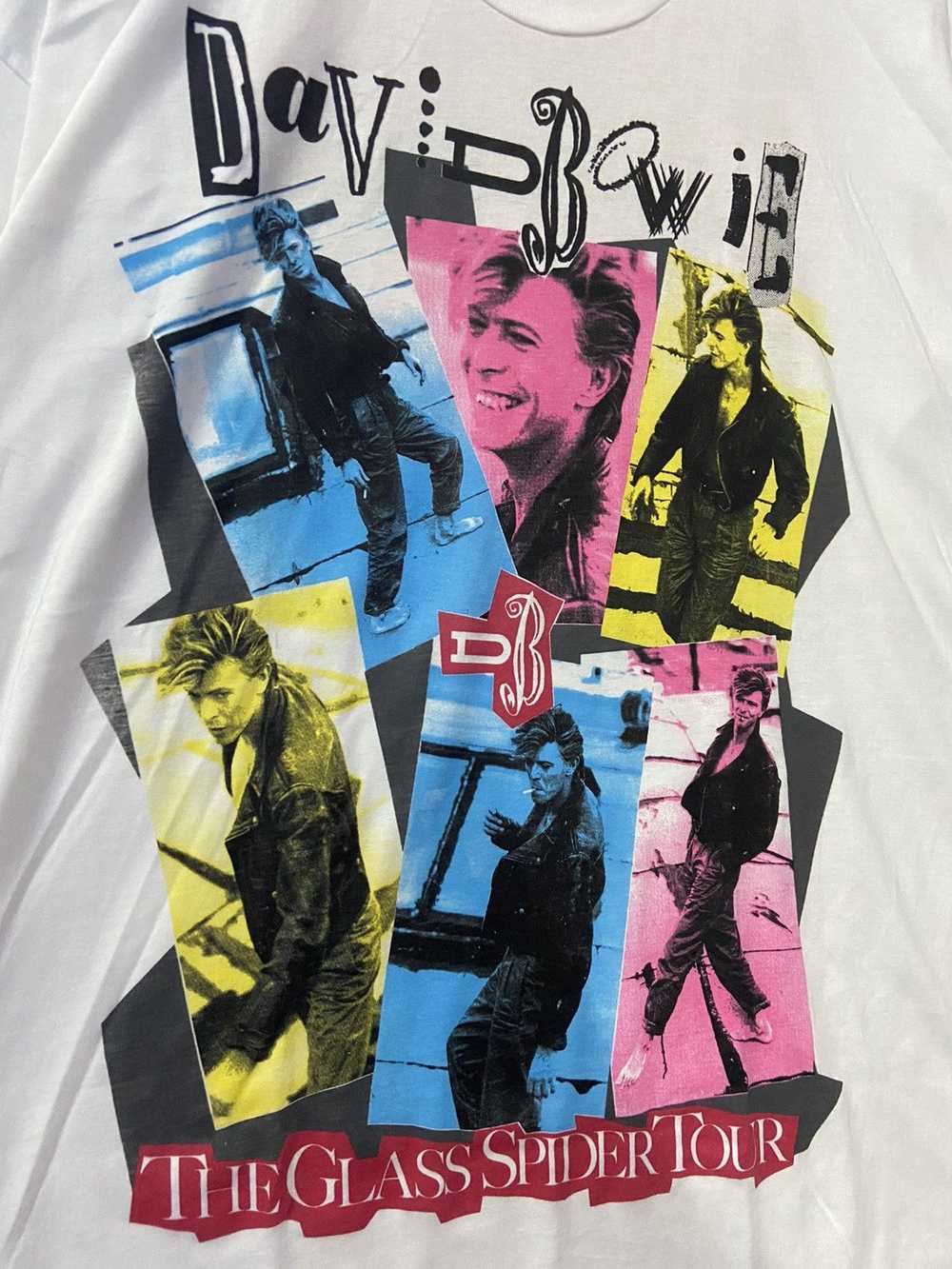 Band Tees × Tour Tee × Vintage DAVID BOWIE THE GL… - image 5