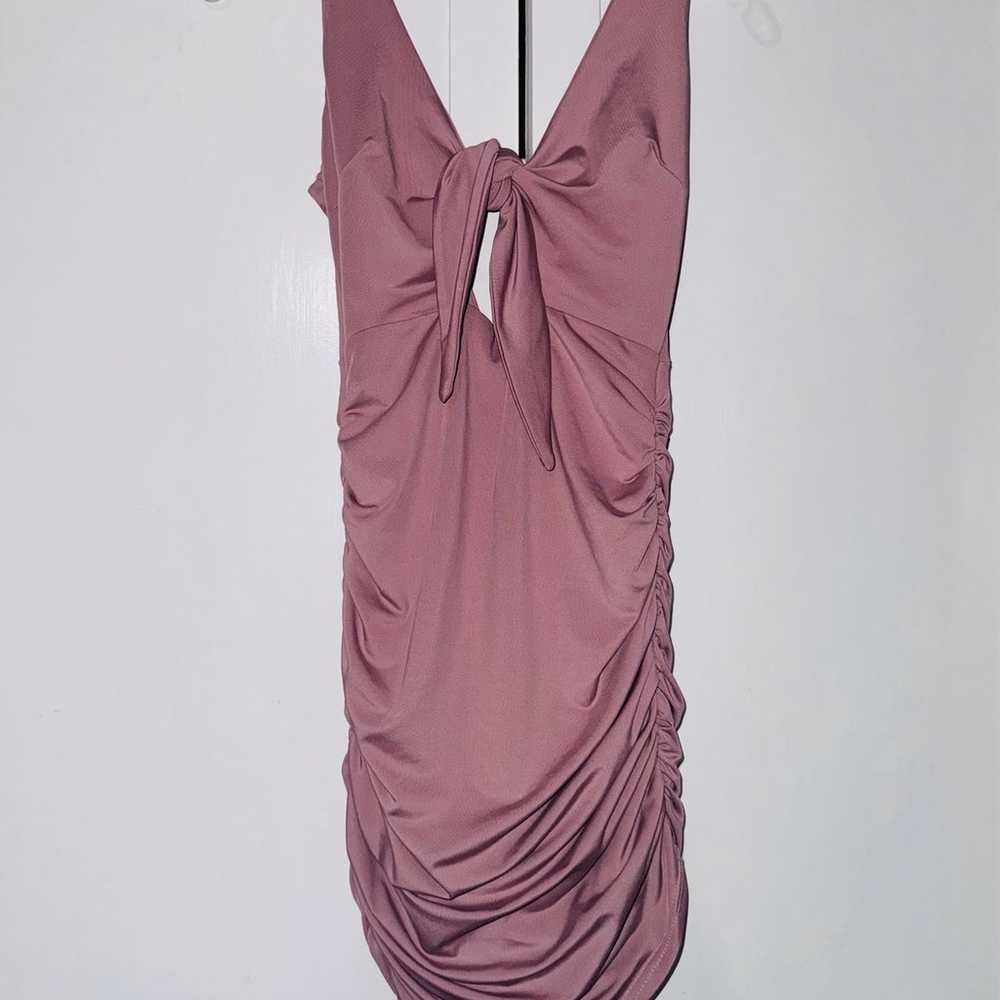 Tiger Mist Mauve Pink Mini Dress - image 2