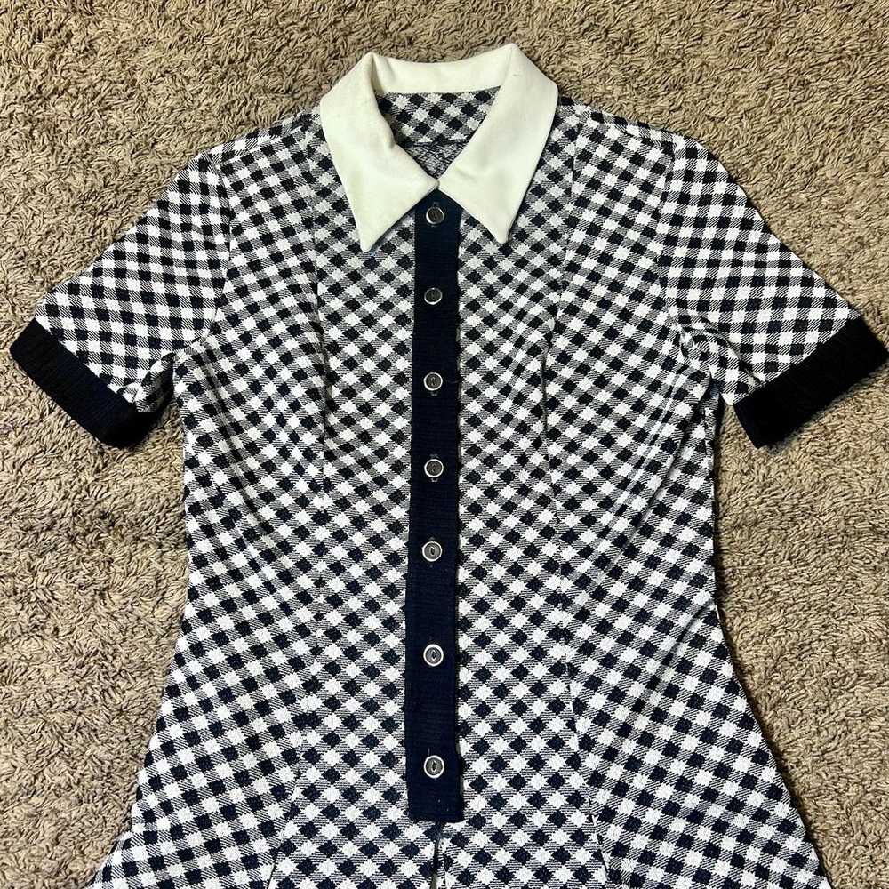 Black & White Houndstooth Flare Dress! - image 2