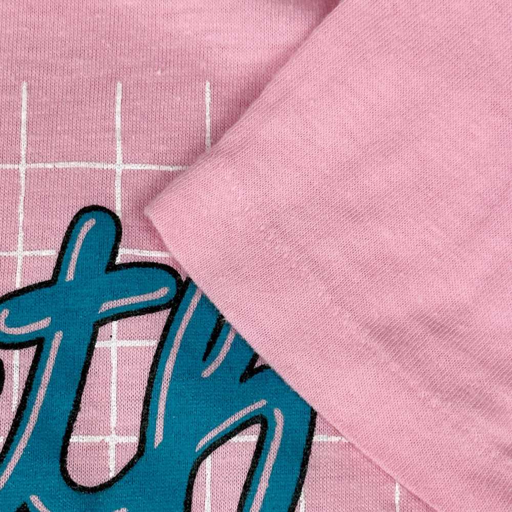 Vintage Vintage North Carolina Shirt Pink 80s Sta… - image 4