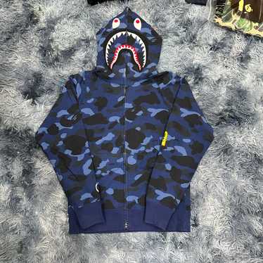 Bape Color Camo PONR Shark Full ZIp Hoodie - image 1