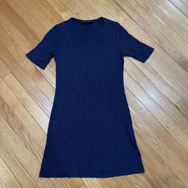 Reformation Gigi Womens Ribbed Knit Dress Size Me… - image 1