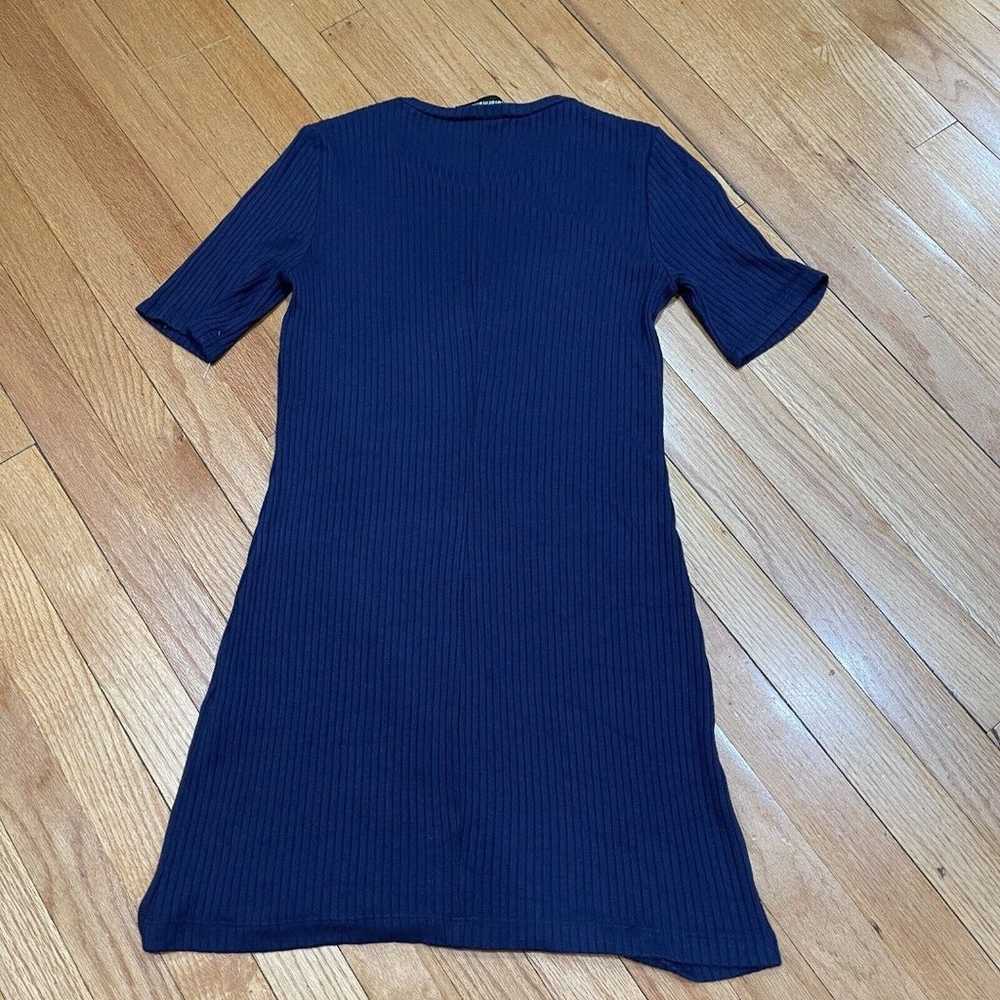 Reformation Gigi Womens Ribbed Knit Dress Size Me… - image 7