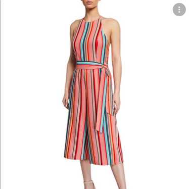 Lucie Striped Cropped Wide-Leg Halter Linen Summe… - image 1