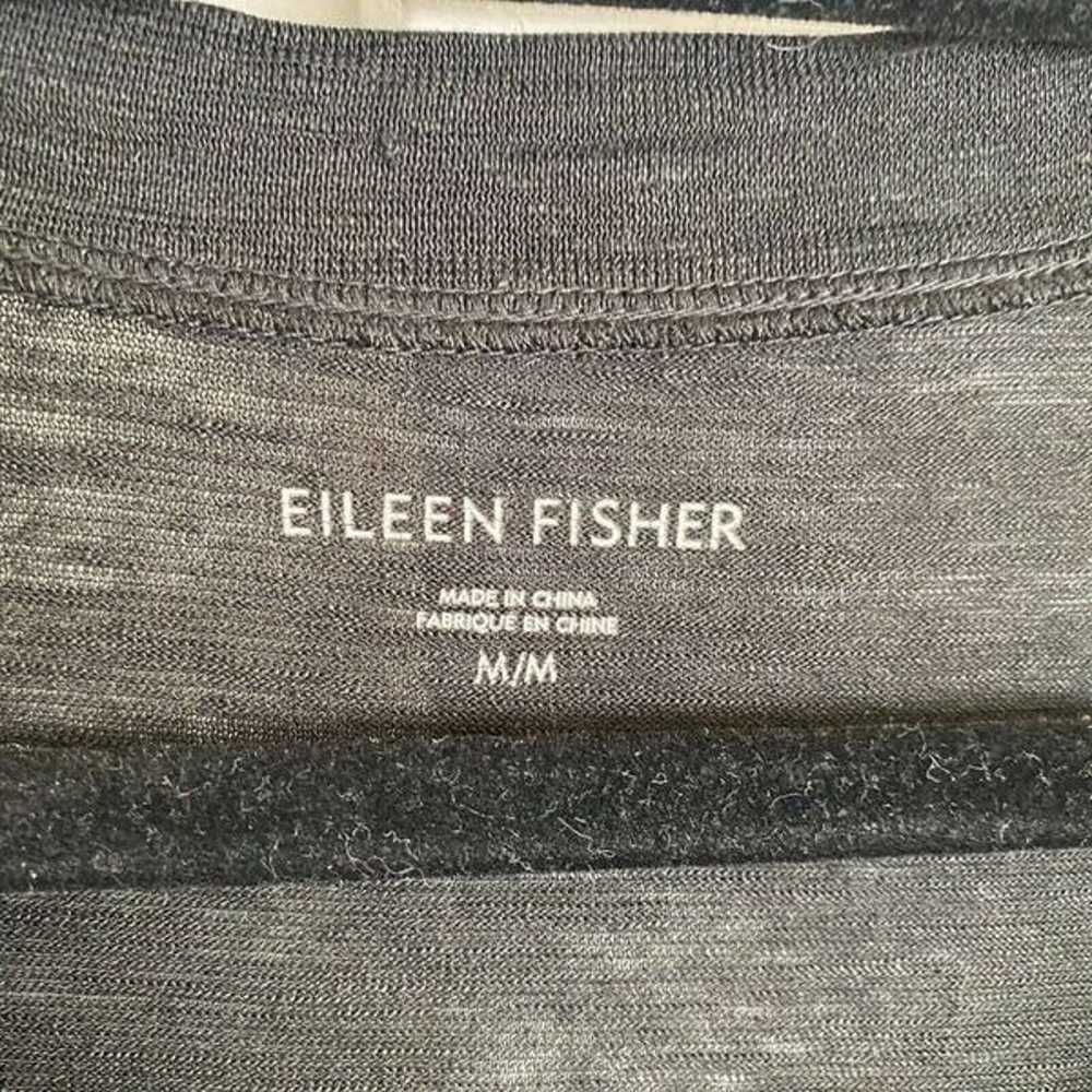 EILEEN FISHER WOMEN'S V-NECK DRESS HEMP & ORGANIC… - image 2