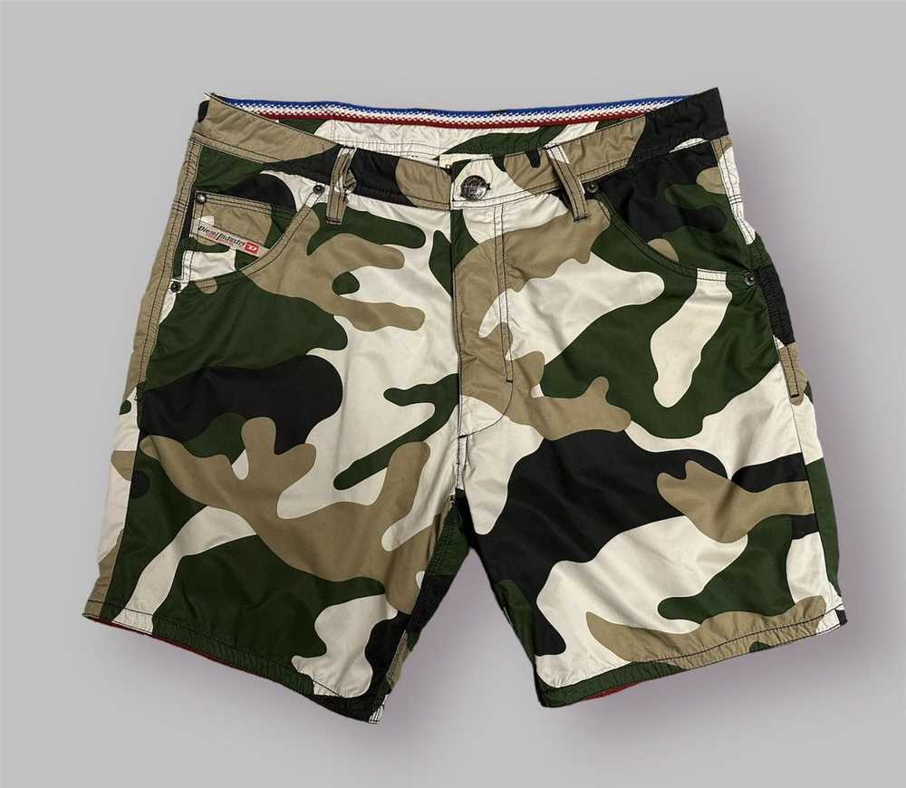 Diesel DIESEL Industry Camo Mens Swim Shorts Sz 32 - image 1