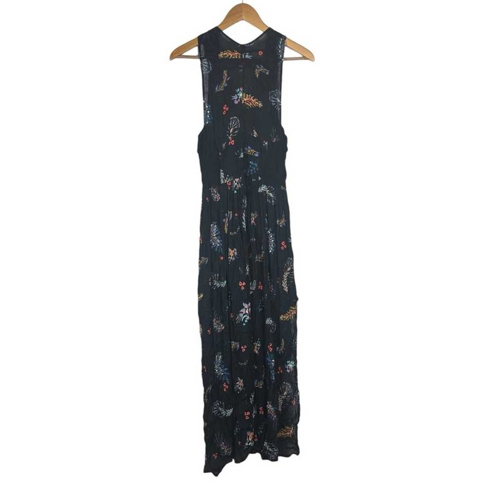 Free People Lace Up Asymmetrical Maxi Dress Size … - image 4