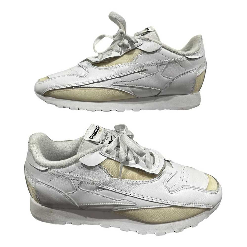 Maison Margiela X Reebok Leather low trainers - image 1