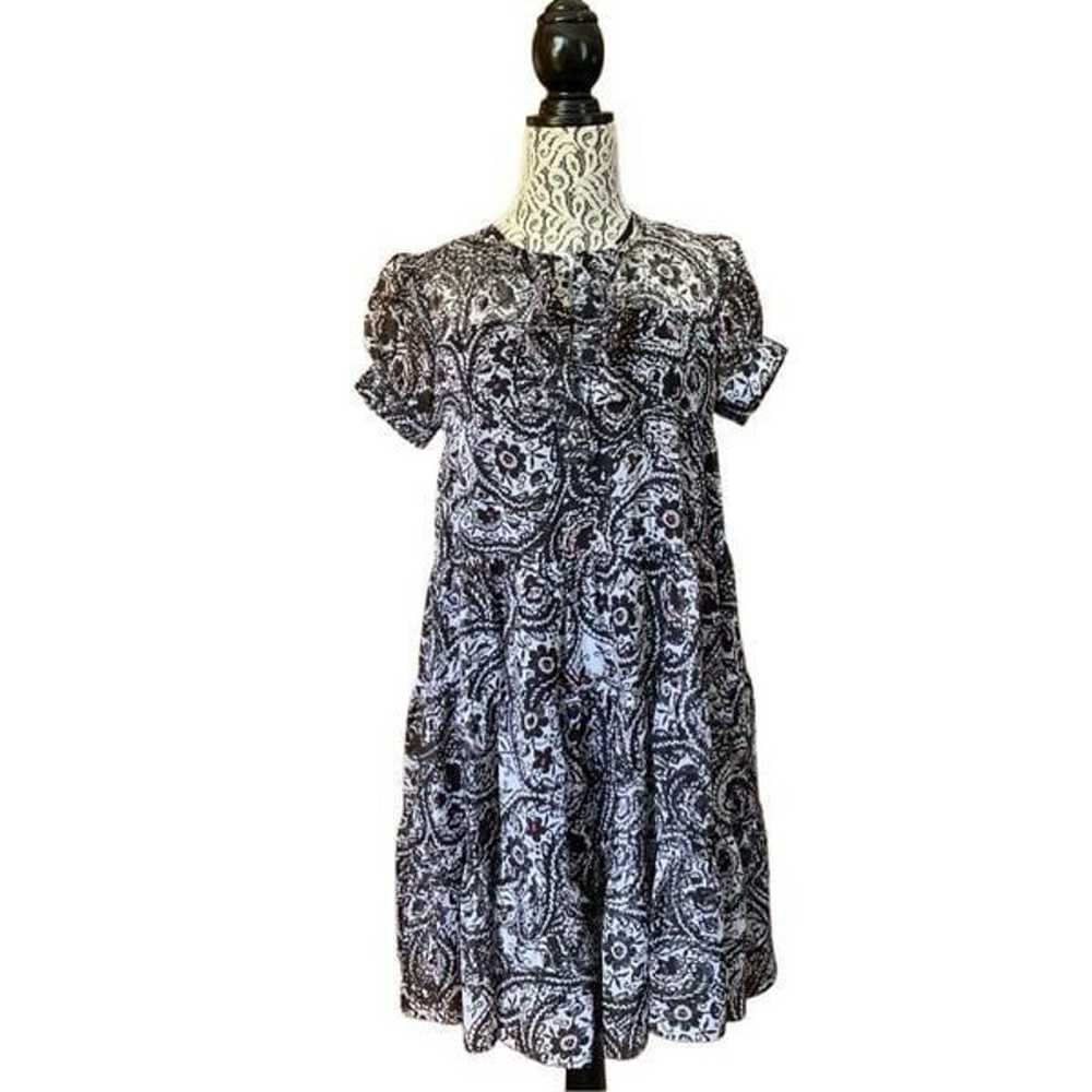Diane Von Furstenberg Silk Floral Baby Doll Dress… - image 3