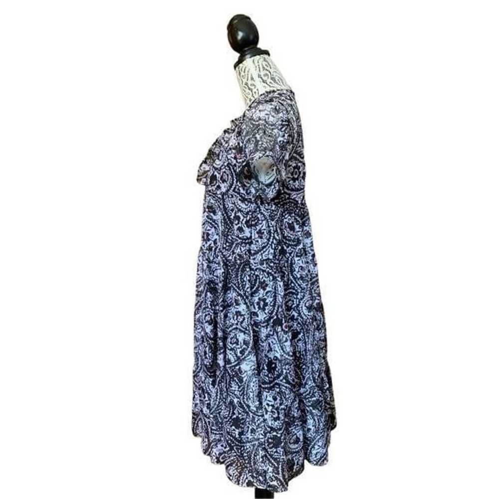 Diane Von Furstenberg Silk Floral Baby Doll Dress… - image 4