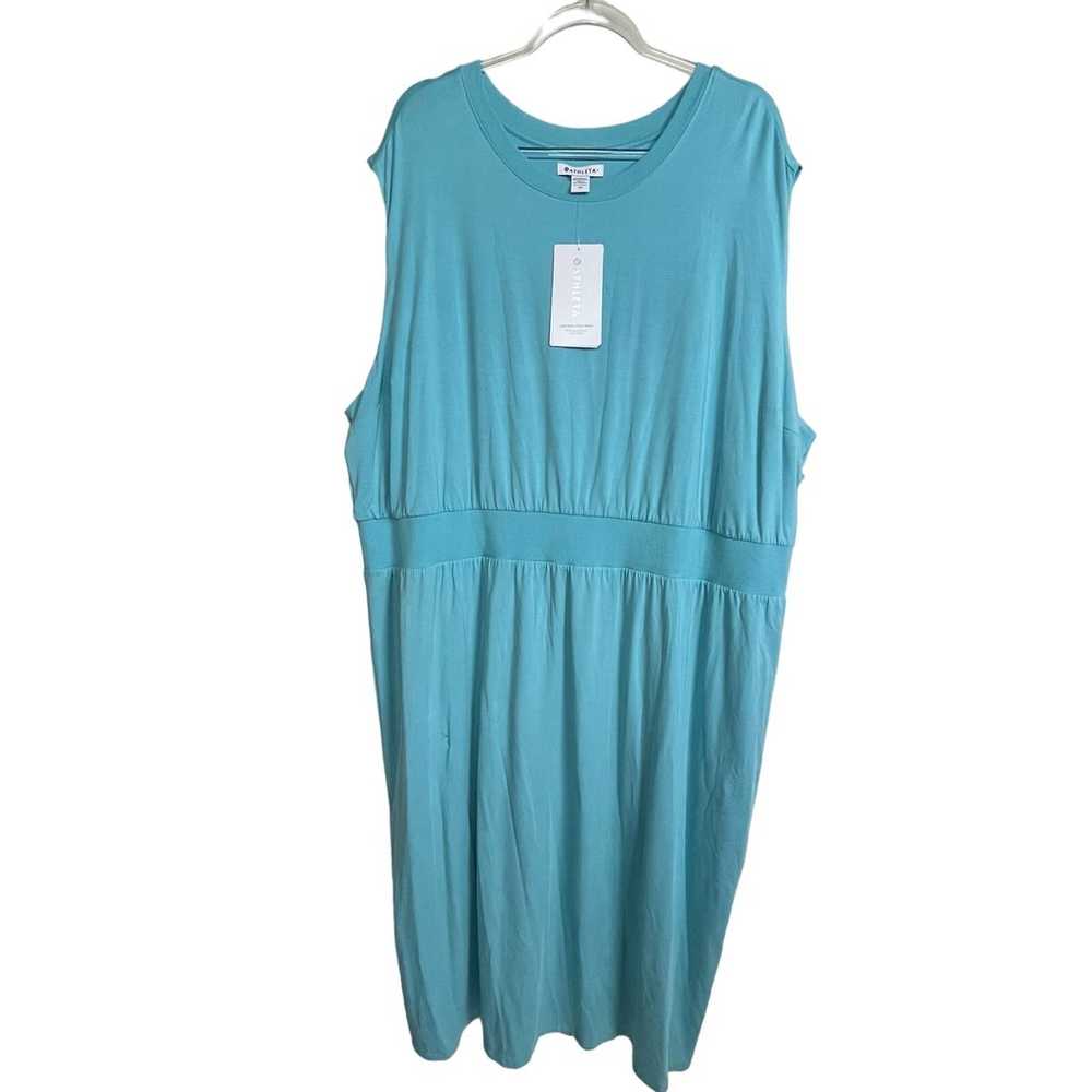 NWT Athleta Santorini Cinch Dress Rose Plus Size … - image 2