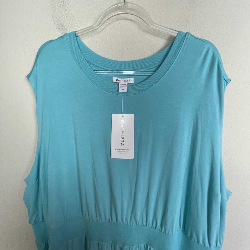 NWT Athleta Santorini Cinch Dress Rose Plus Size … - image 3