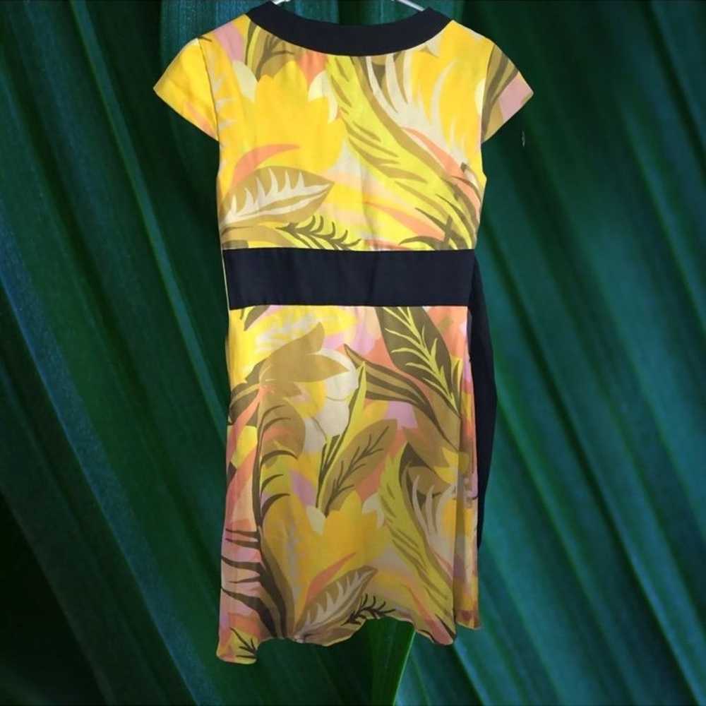Karen Millen SILK EMPIRE WAIST VINTAGE DRESS SIZE… - image 9