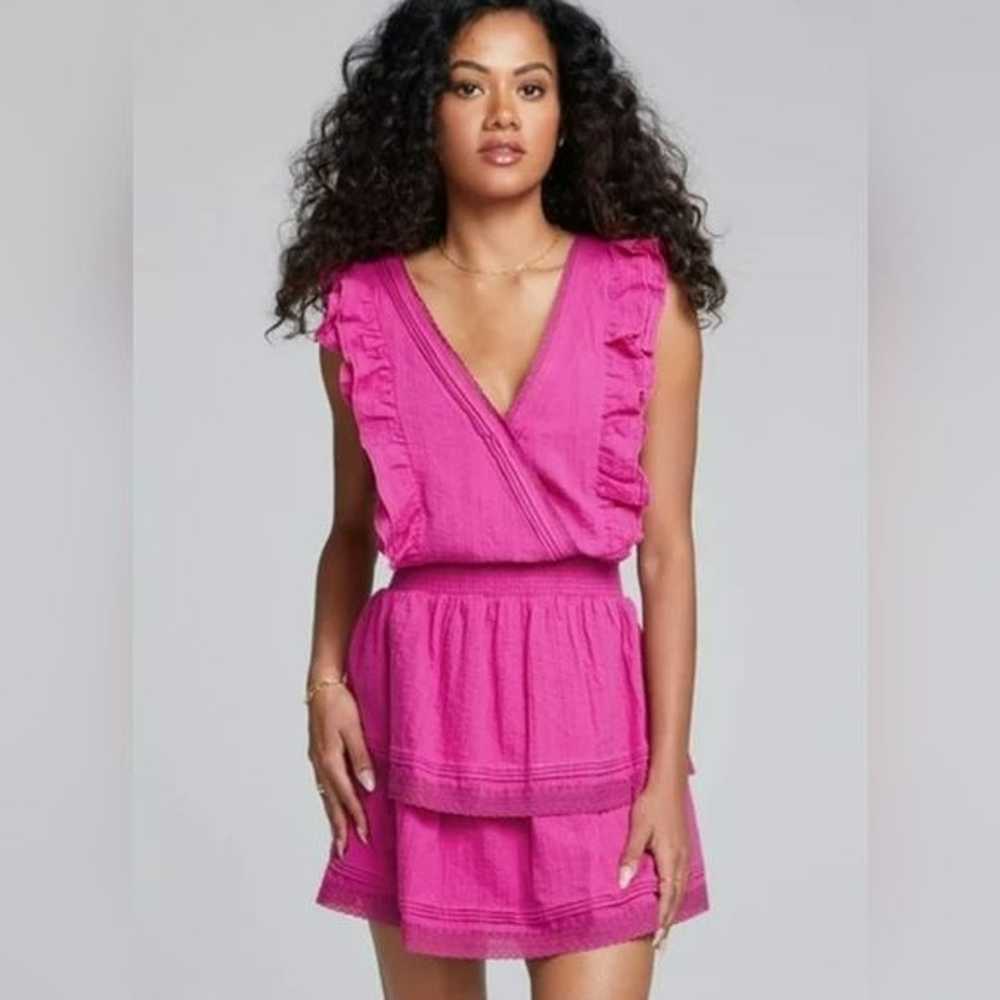Saltwater Luxe Izzie Pink Mini Dress size L - image 1