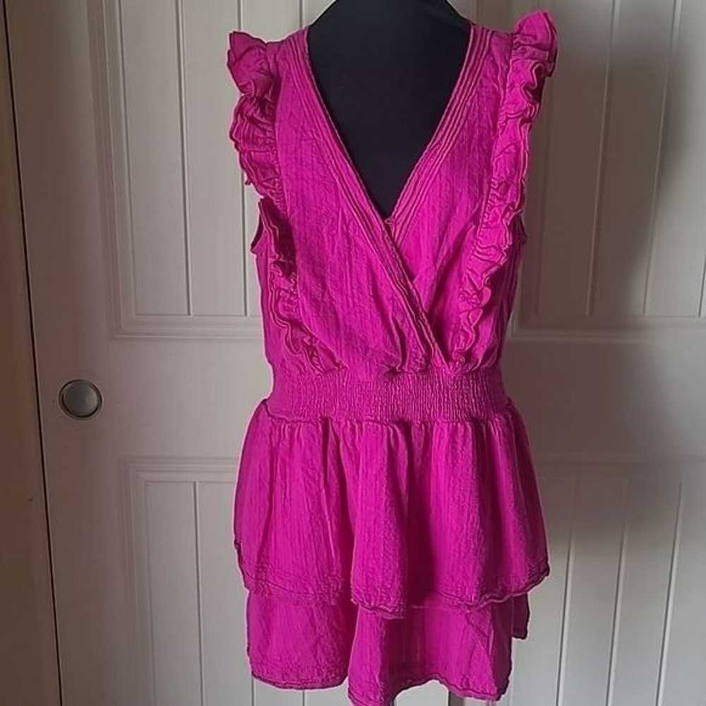 Saltwater Luxe Izzie Pink Mini Dress size L - image 2