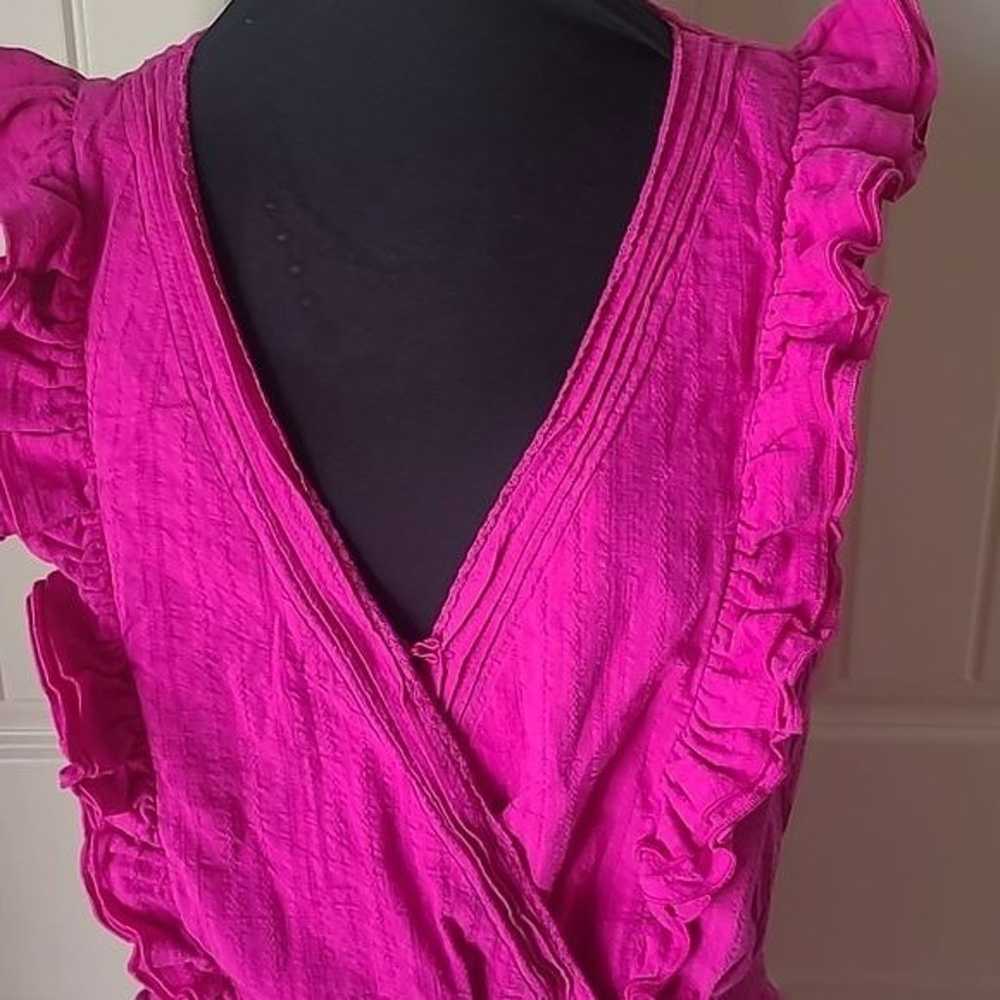 Saltwater Luxe Izzie Pink Mini Dress size L - image 3
