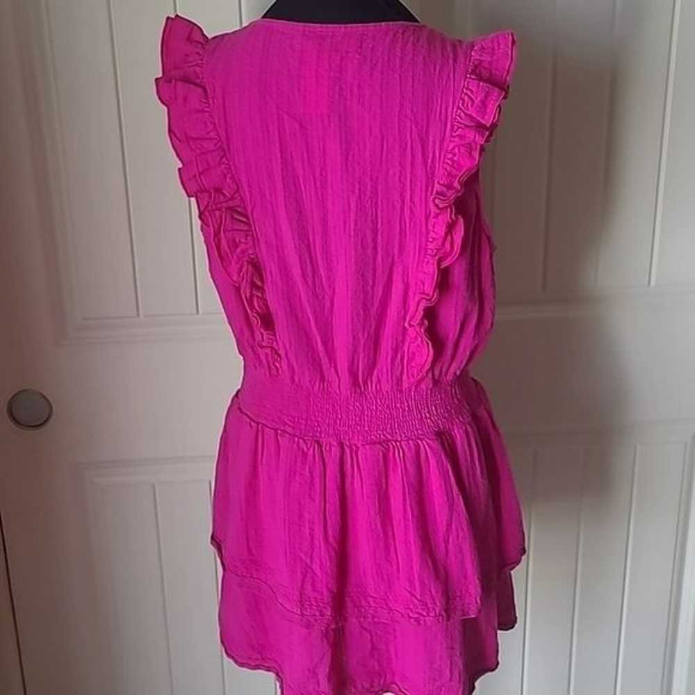 Saltwater Luxe Izzie Pink Mini Dress size L - image 5