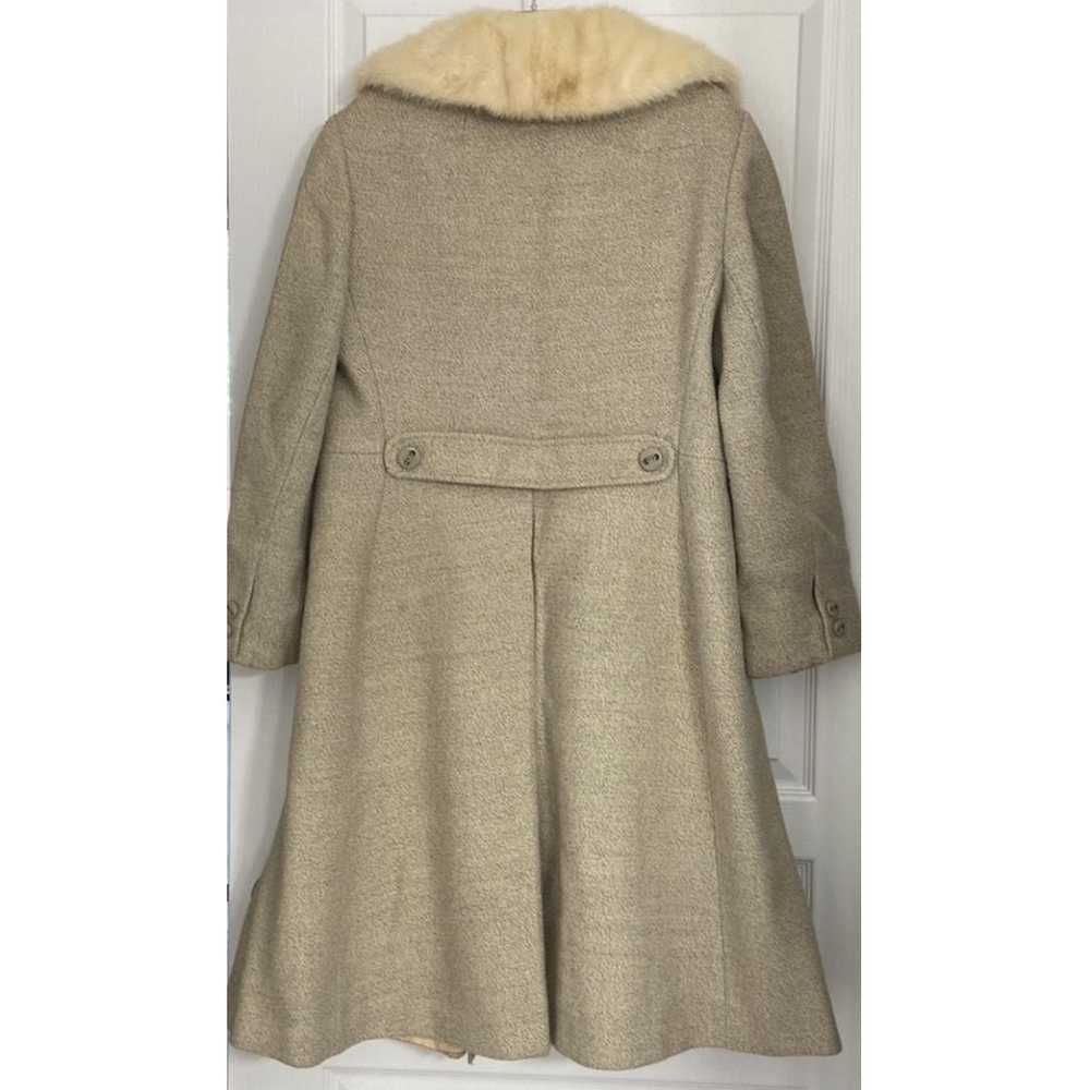 Non Signé / Unsigned Wool trench coat - image 2