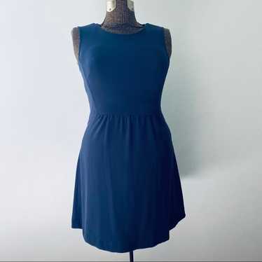 Theory solid navy dress - image 1