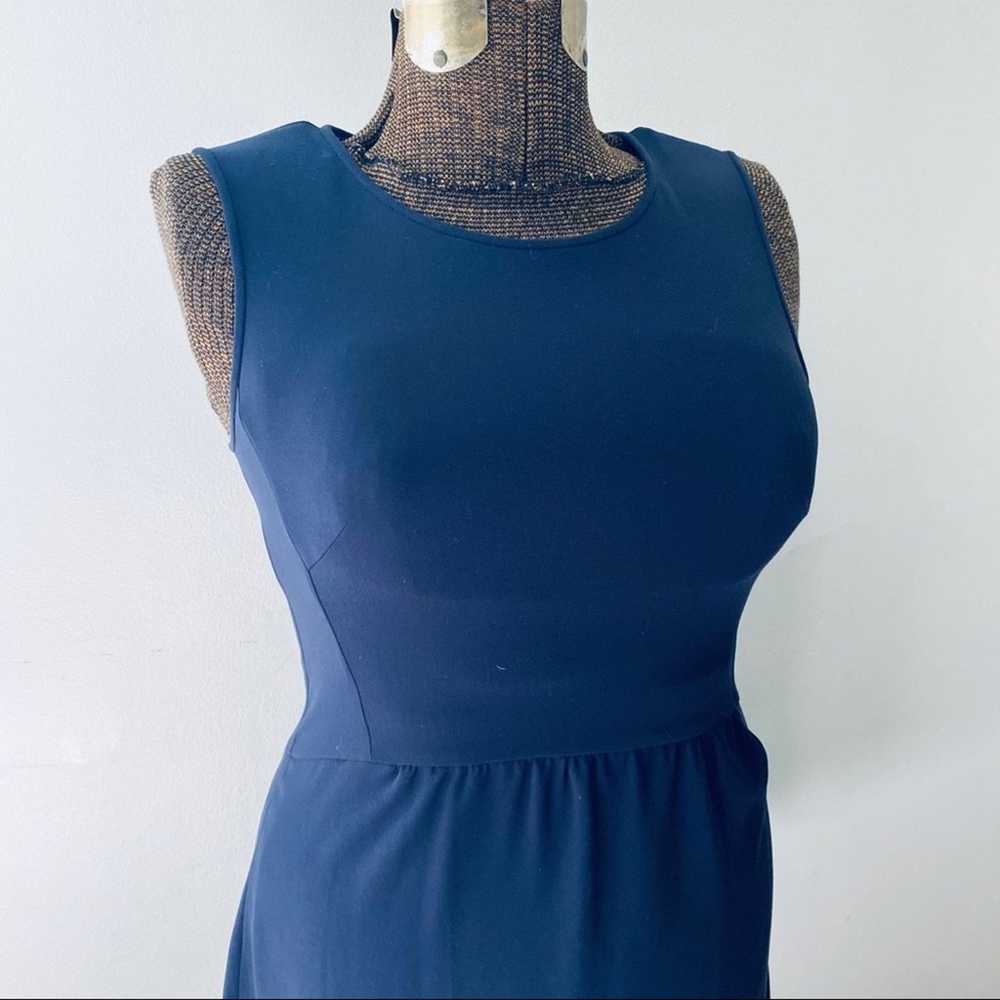 Theory solid navy dress - image 3