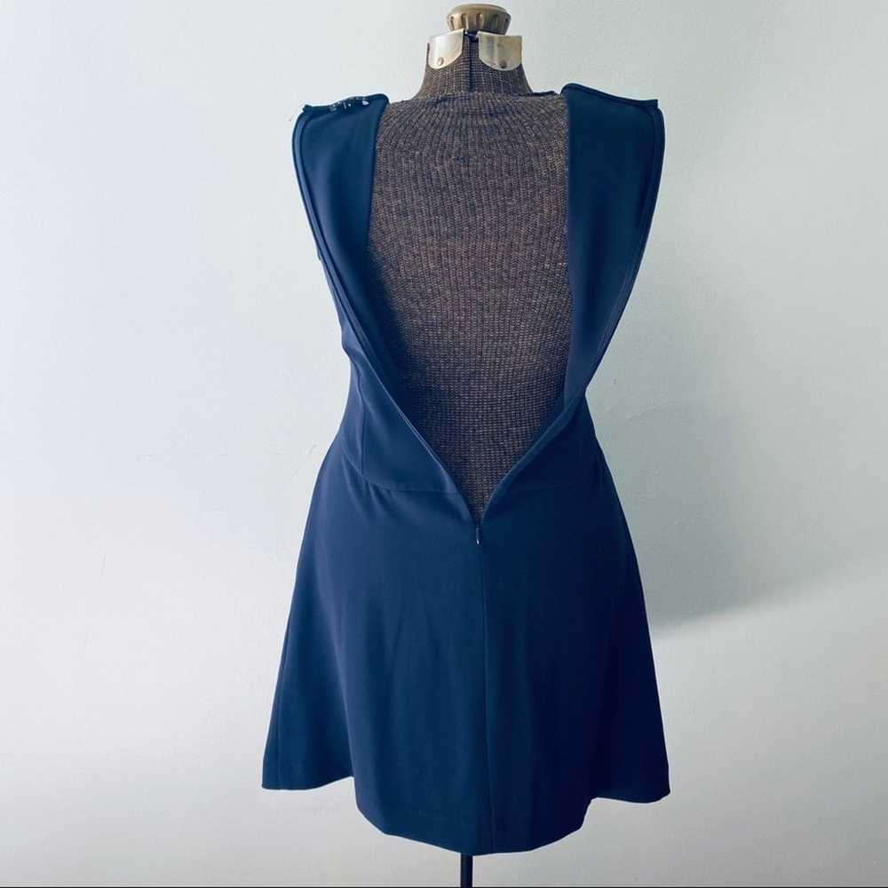 Theory solid navy dress - image 5