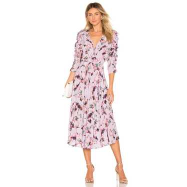 IRO Liky Midi Dress in Lilac Floral Size M - image 1