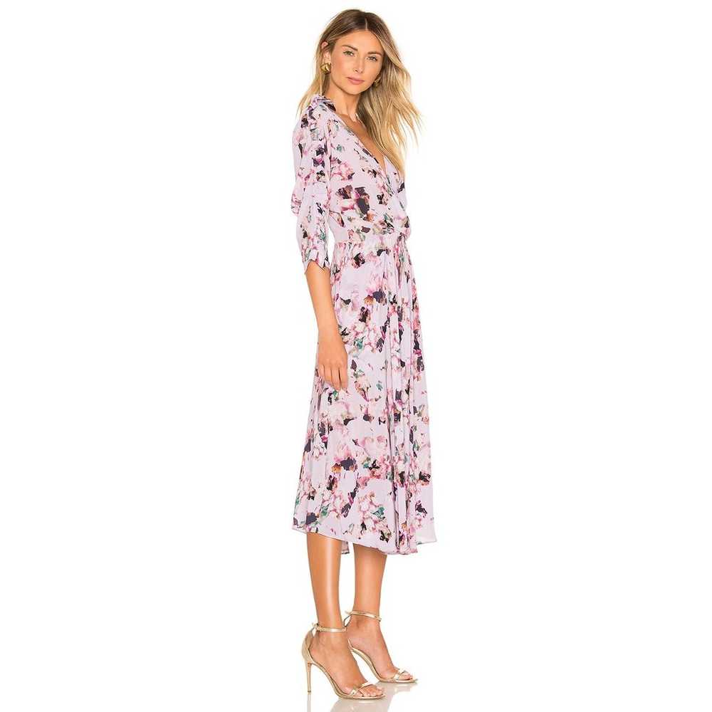 IRO Liky Midi Dress in Lilac Floral Size M - image 2