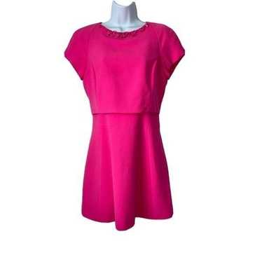 Ted Baker London Hearn Dress Bright Pink Size 2