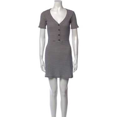 Reformation Striped Mini Dress - Size Small - image 1