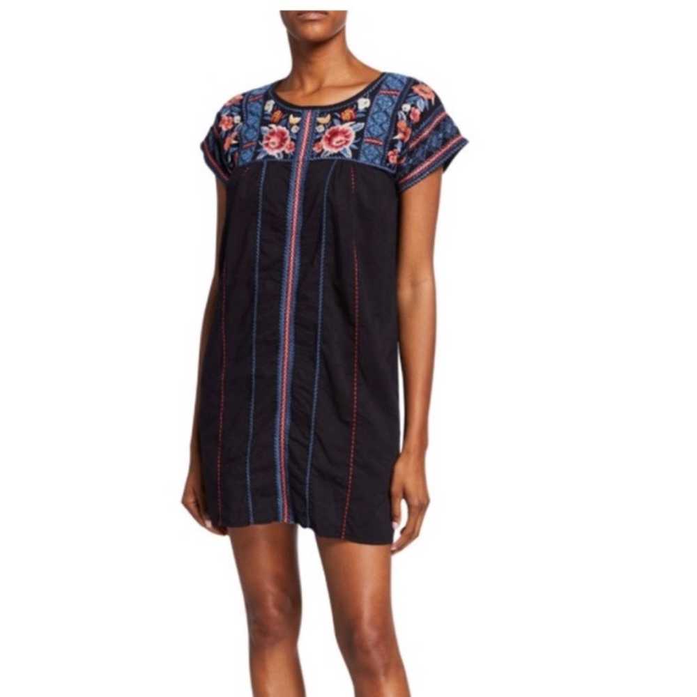 Johnny Was Dani Embroidered Dress M - image 1
