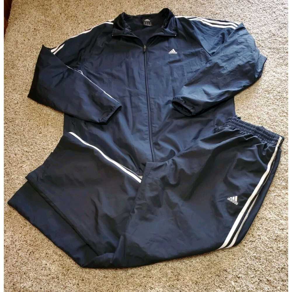Adidas Adidas Track Suit Large Mens Blue Full Zip… - image 1