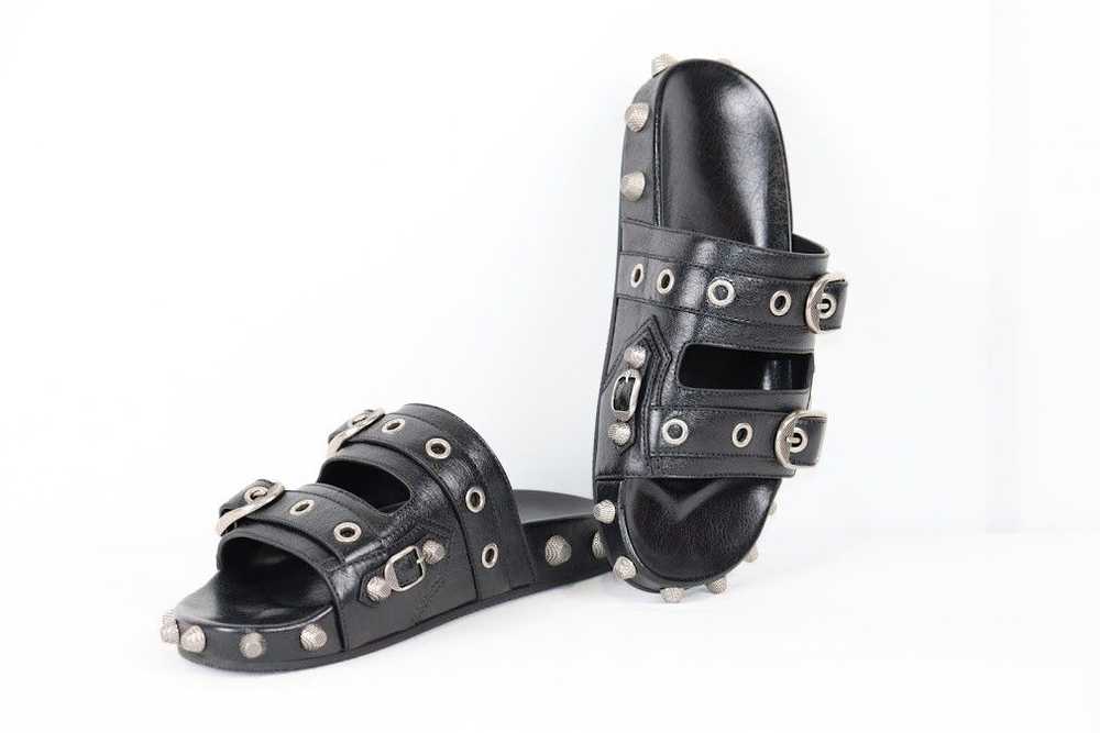 Balenciaga o1rshd Cagole Sandals in Black - image 5