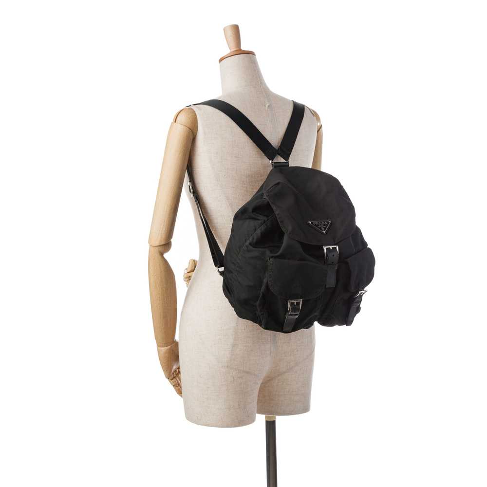 Black Prada Tessuto Backpack - image 9