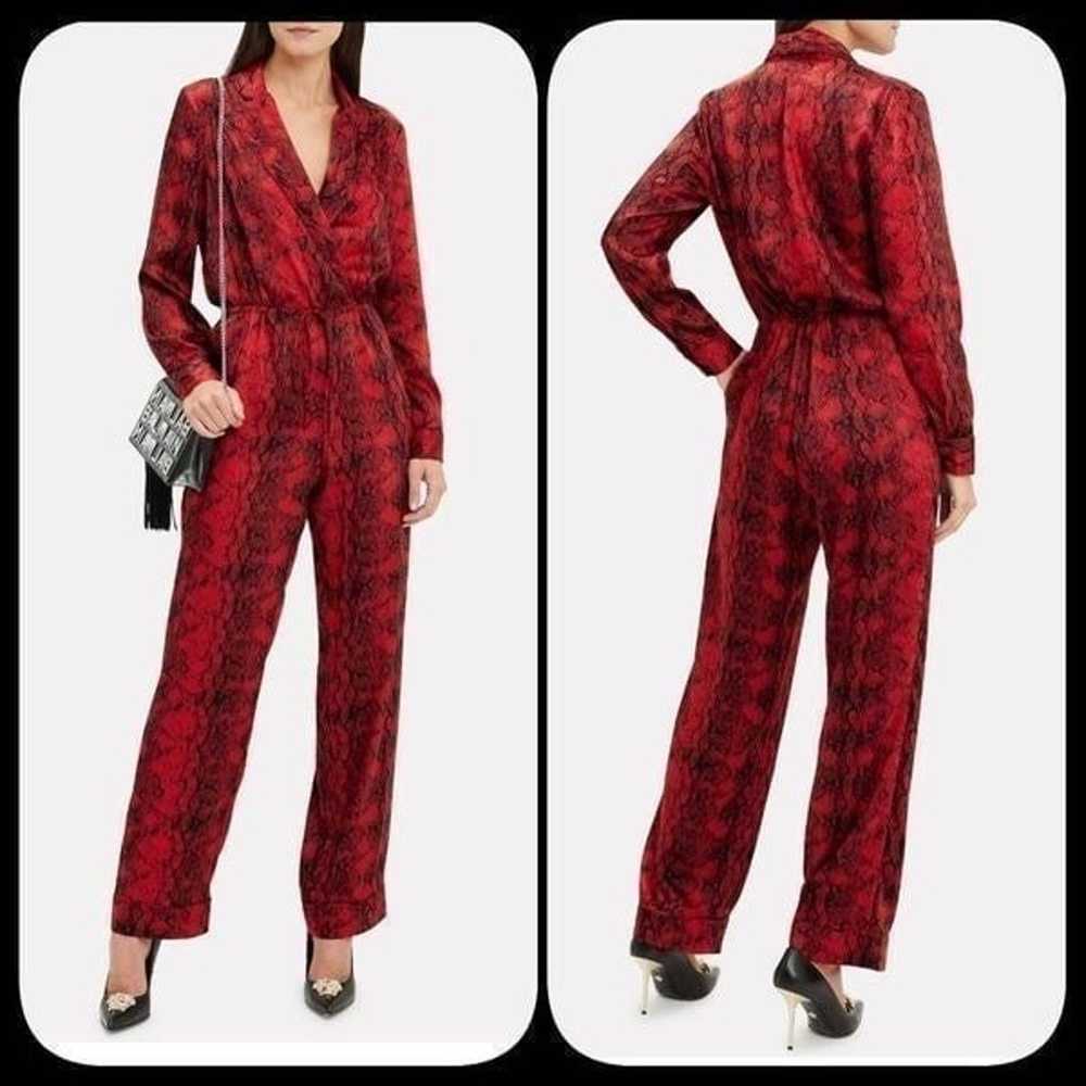 NWOT Ronny Kobo Whitney Snakeskin Jumpsuit - image 1