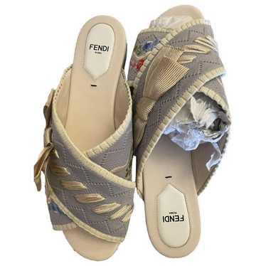 Fendi Cloth sandal