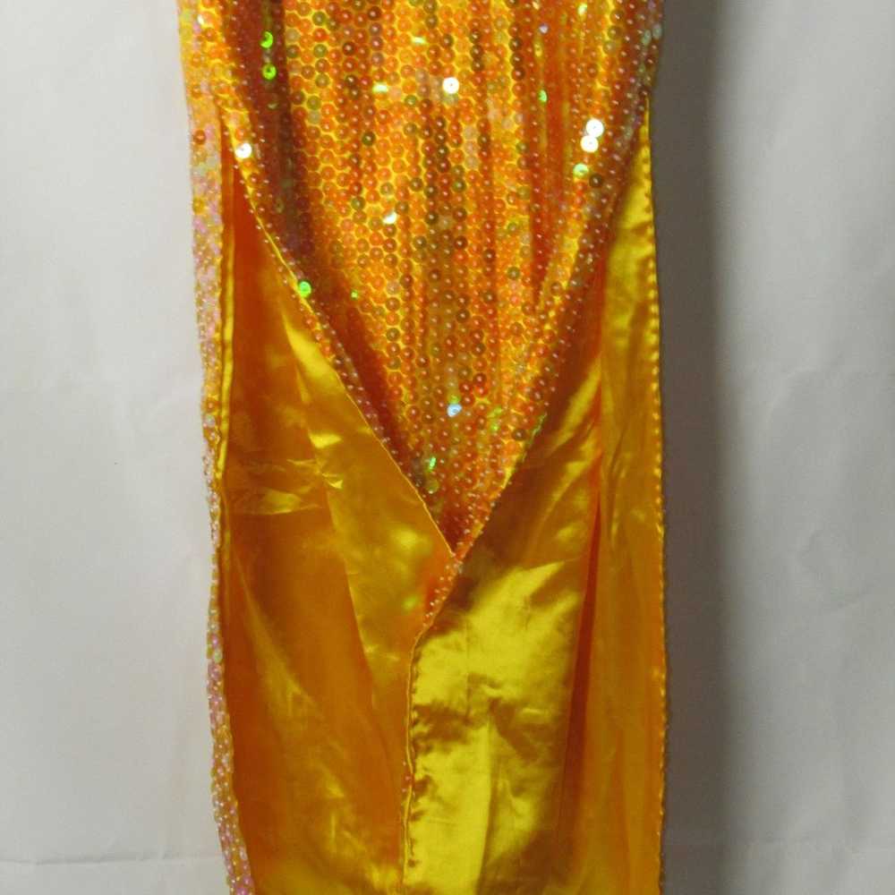 Graduation Prom Gown, Golden Golden Gown Size 2, … - image 10