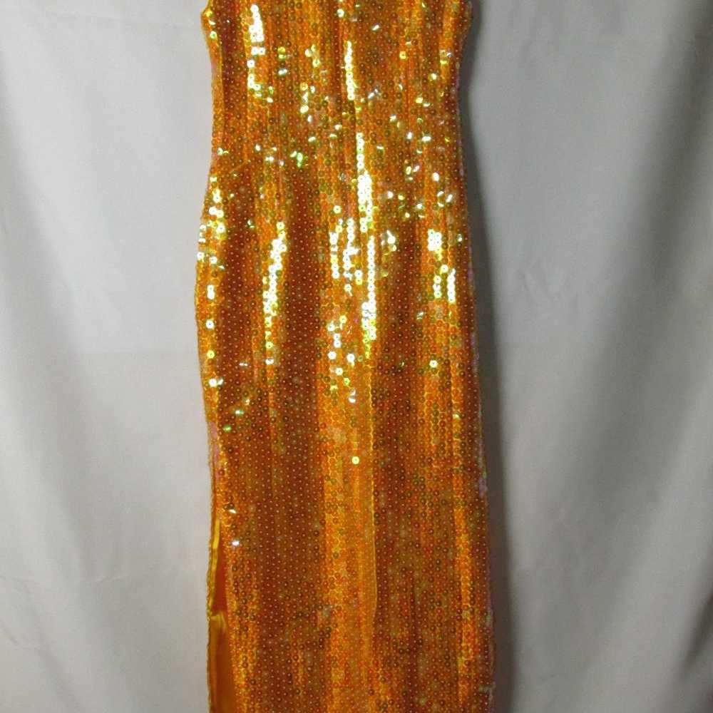 Graduation Prom Gown, Golden Golden Gown Size 2, … - image 9