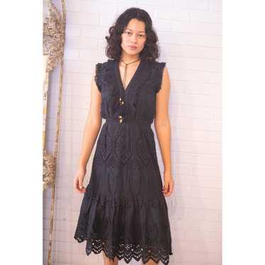 $470 BELL by Alicia Bell Rainey Midi DressSz S SM… - image 1