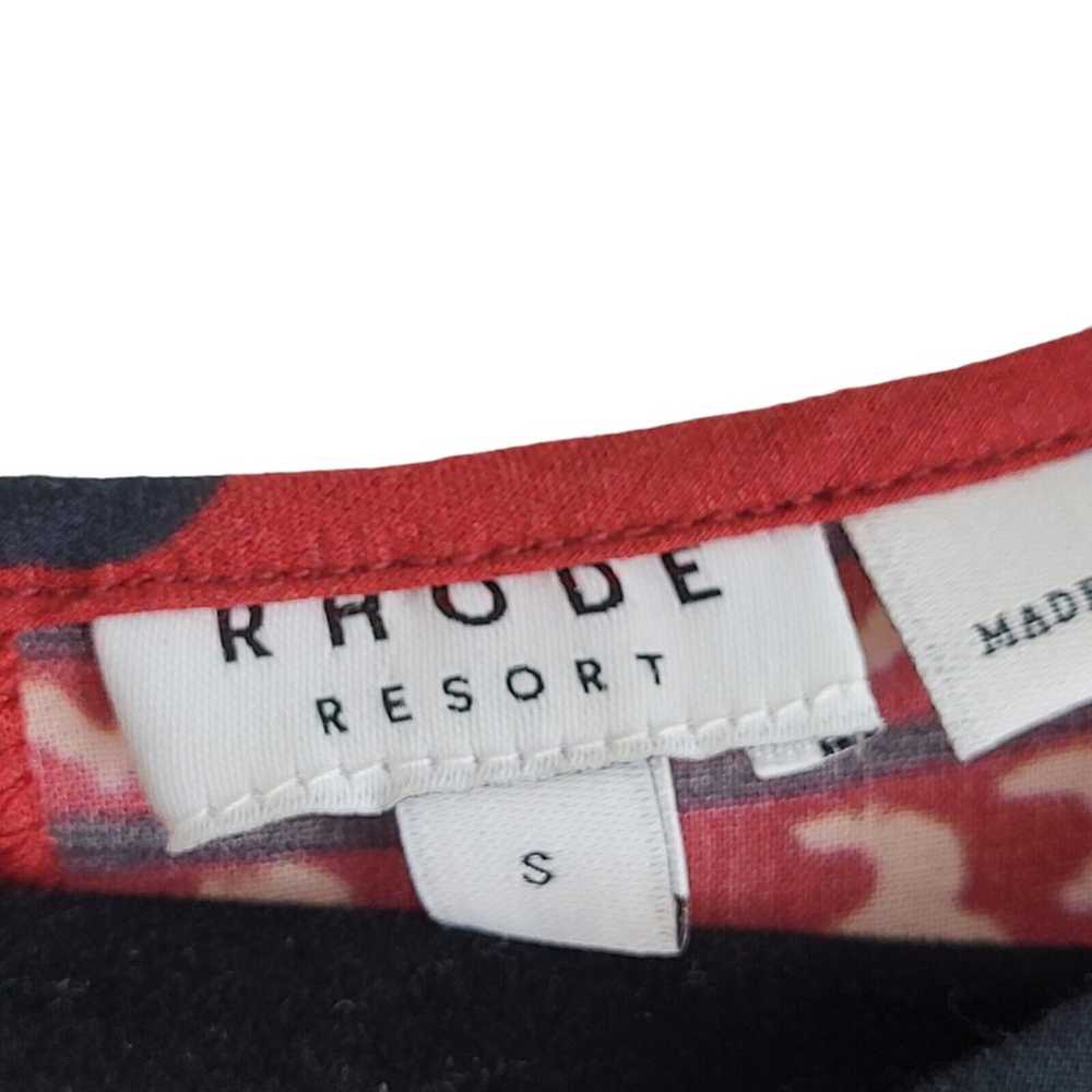 RHODE Resort Suzani Cold Shoulder Floral Maxi Dre… - image 9