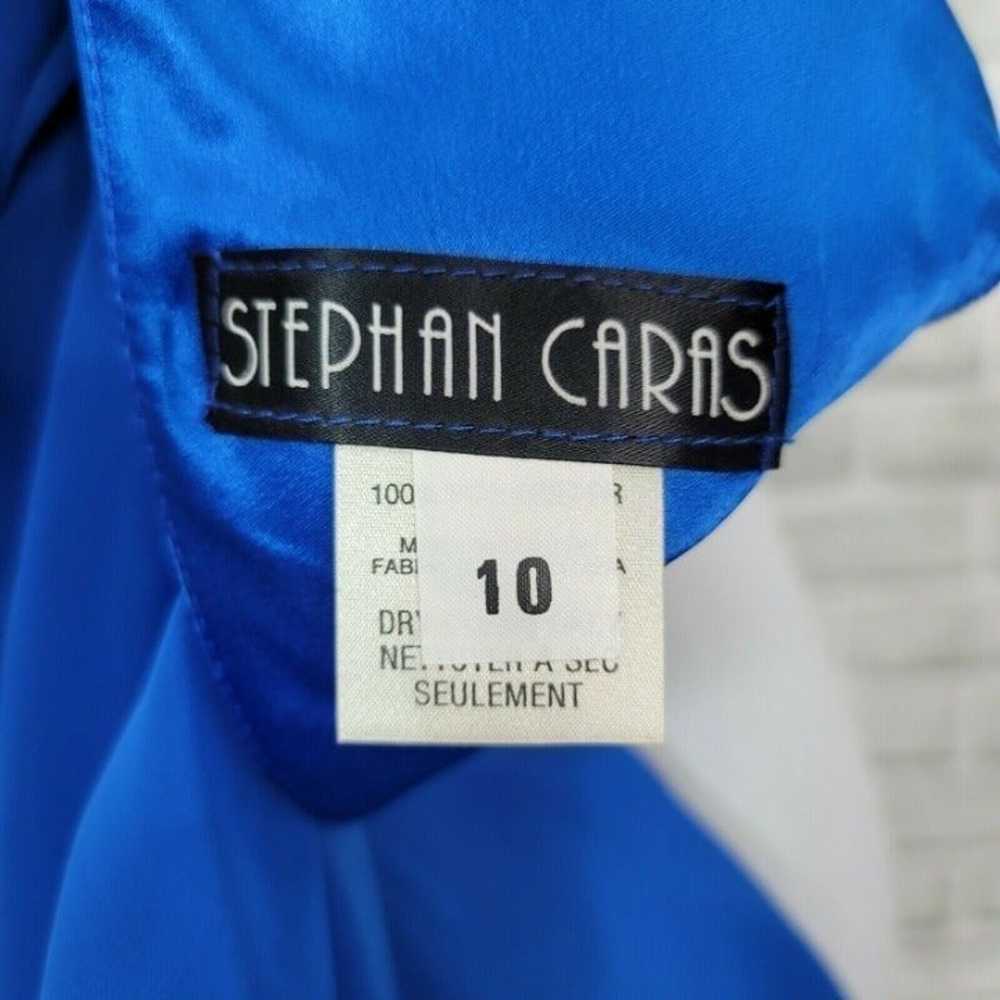 Vintage 90s STEPHAN CARAS Designer Bright Blue Ev… - image 10