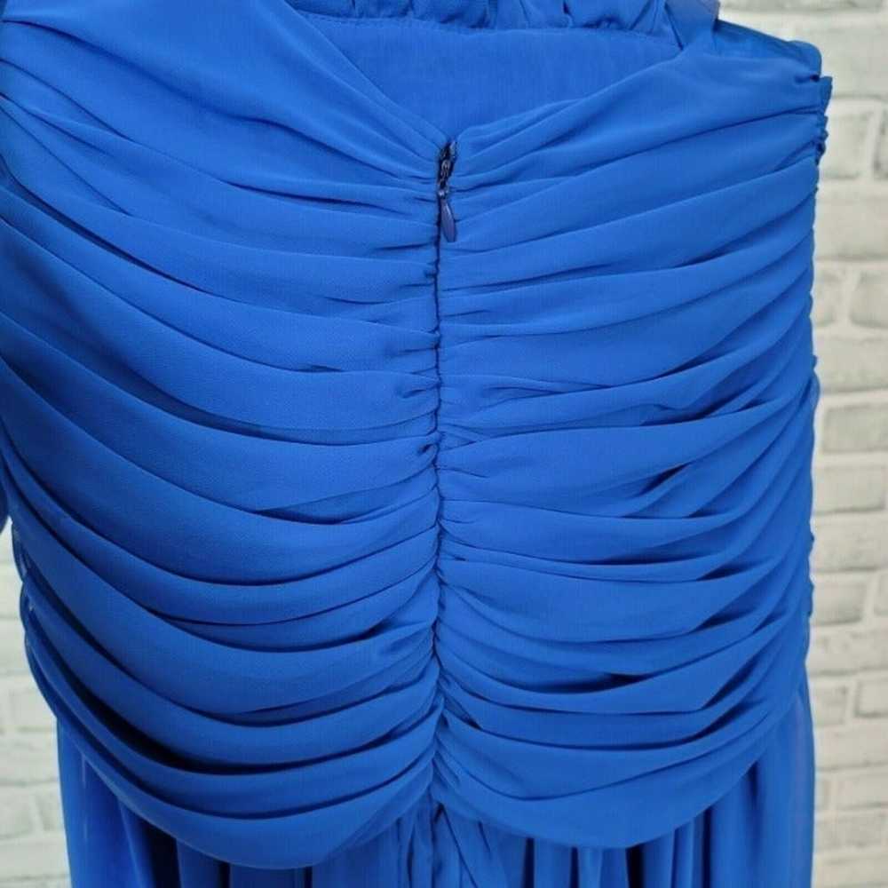 Vintage 90s STEPHAN CARAS Designer Bright Blue Ev… - image 9