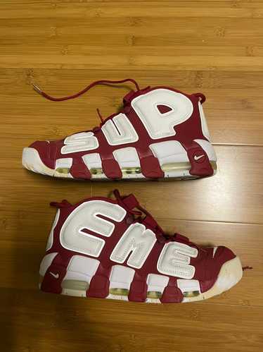 Nike × Supreme Air More Uptempo Red High 2017 Sup… - image 1