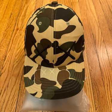 Bape × Kaws Bape x Kaws 1st Camo Fitted Cap - image 1