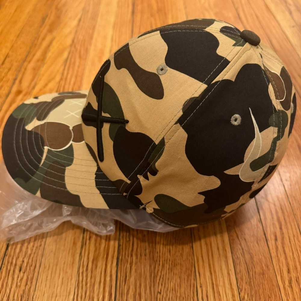 Bape × Kaws Bape x Kaws 1st Camo Fitted Cap - image 3