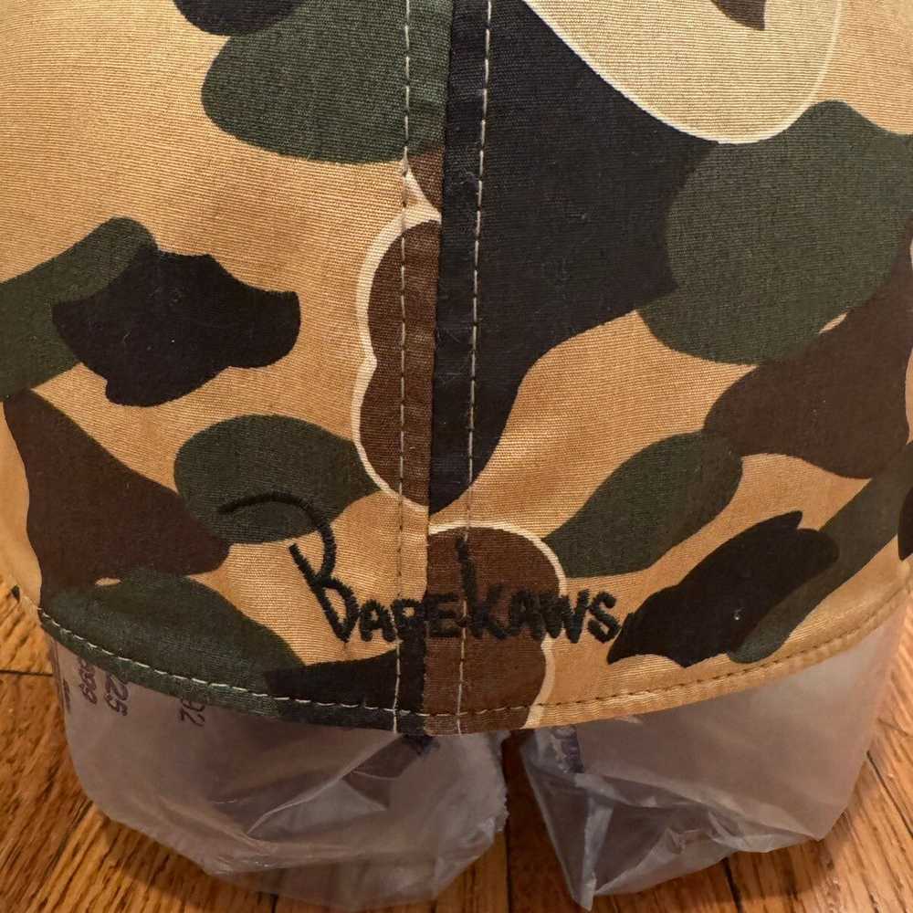 Bape × Kaws Bape x Kaws 1st Camo Fitted Cap - image 4